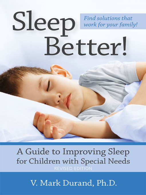 Title details for Sleep Better! by V. Mark Durand - Available